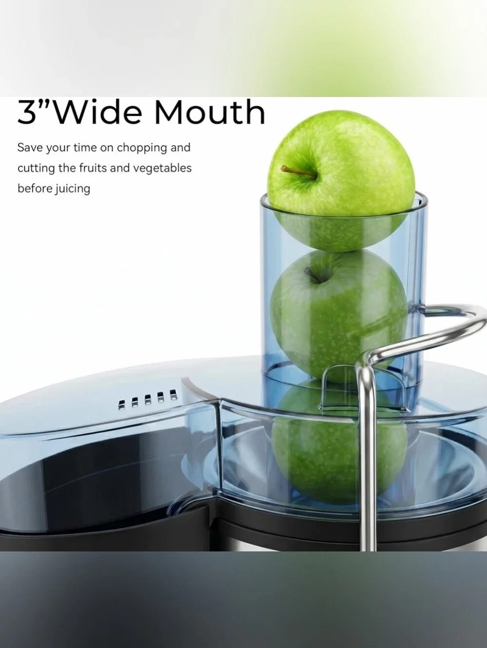 Boyuevi Juicer Machine, 800W Centrifugal Juicer for Whole Fruits and Vegetables